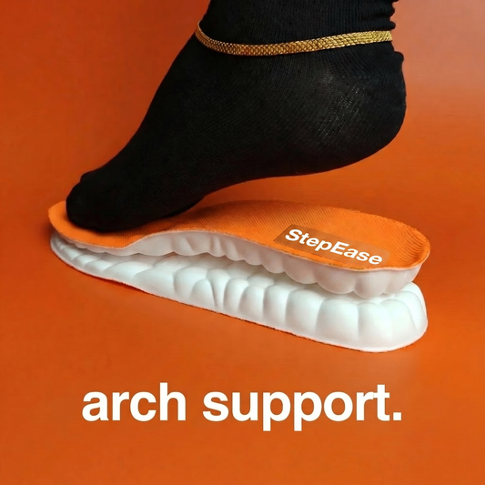 StepEase™ Pro Massage Insoles | Instant Foot Pain Relief | Trim-to-Fit | All Day Comfort