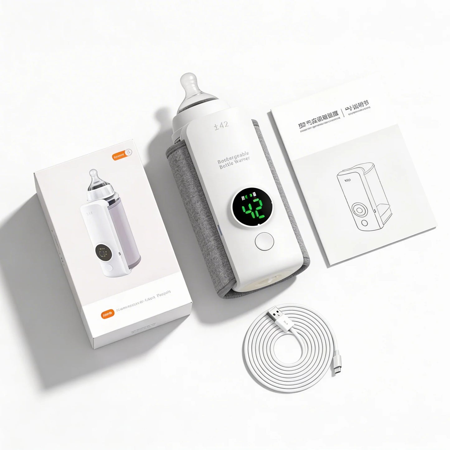 Happycart™ Portable USB Baby Bottle Warmer
